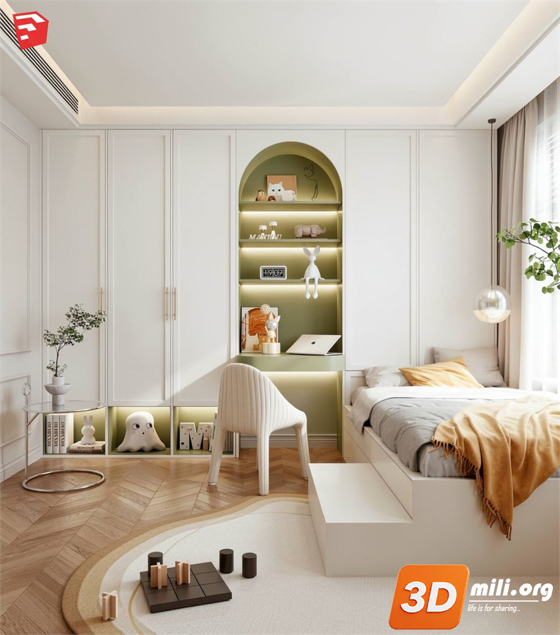 Children Room Scenes Skp FIles 